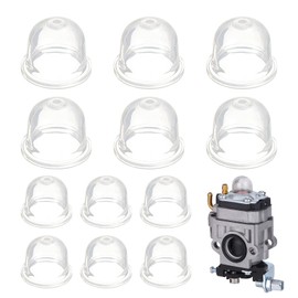 Primer Pump, Pack of 12 Primer Pump, Large Fuel Pump Carburettor, Primer Bulb Carburettor Replacement Parts for Lawn Mowers, Trimmers, Hedges, Chainsaw