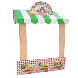 Fun Express Farmers Market Tabletop Hut Decor - 5 Piece