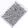 500 Pack Map Push Pins Map Tacks Small Size (Silver,