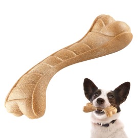 Dog Toys for Aggressive Chewers， Indestructible Durable Dog Chew Toys, Dog Toys for Aggressive Chewers Wishbone Durable Dog Chew Toy (M)