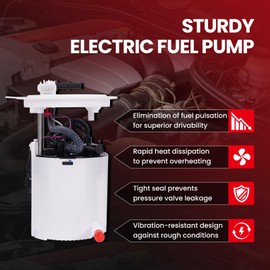 MOCA E7271M Primary Left Electric Fuel Pump Module Assembly fits 2011-2015 for Dodge Durango 3.6L, 2011-2015 for Jeep Grand Cherokee 3.6L