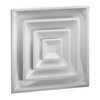 Hart & Cooley Steel 4-Way Diffuse with 3 Cone Design