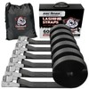 Cartman 1" x 12' Lashing Straps Cargo Tie-Down Strap Up