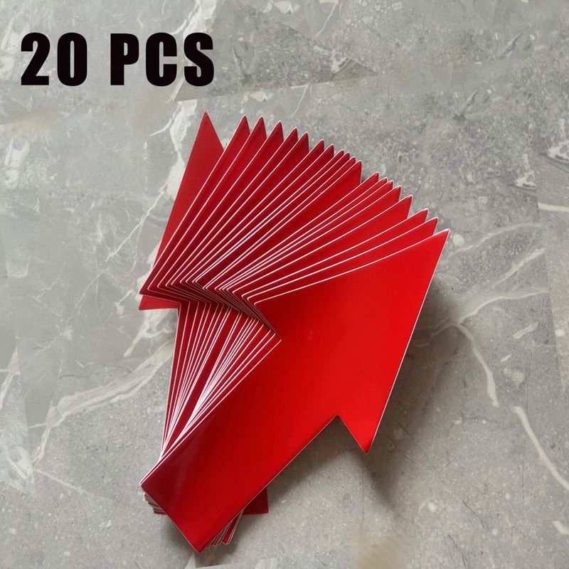 Marking Sign Removable Floor Arrows Stickers Adhesive Decal for Warehouse