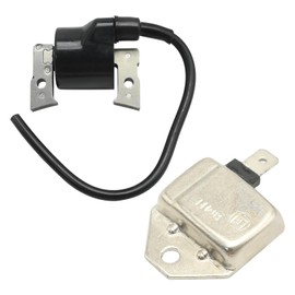 Laffoonparts Ignition Coil and Igniter Module, Replacement for Kawasaki FC400V FC420V Engine and John Deere Lawn Tractors AM109209 FC420V LX172 LX176, Replaces 21121-2070, 21119-2161