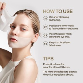 VINNE Signature Bio Deep Collagen Firming Mask – Korean Hydrogel Mask w/ 5,000ppm Ultra-Low Molecular Collagen, Centella Asiatica Exosome, Niacinamide & PDRN – Skin Care Face Mask (4 Sheets, 1.41 oz)