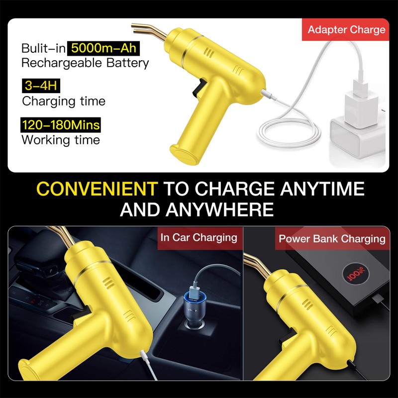 200W Cordless USB Rechargeable Plastic Welder,Plastic Welding Kit with 400PCS