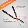 LKDING Lightweight Hedge Shears Manual Hedge Clippers for Trimming Borders
