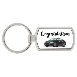Keepsake Congratulations Car Metal Keyring Gift Driving Test Pass, New Driver, You've Passed