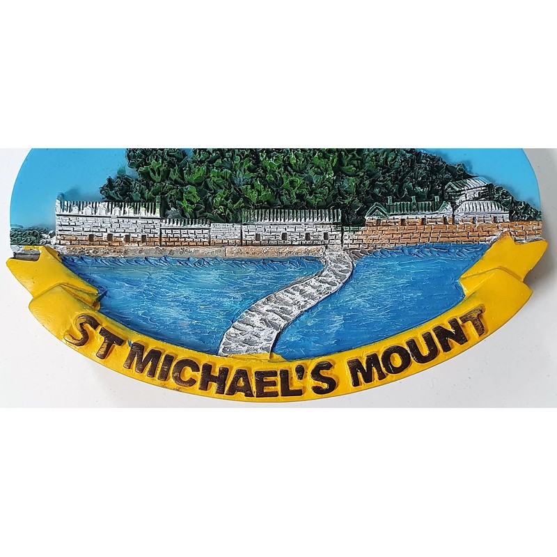 Thomas Benacci St. Michael's Mount Fridge Magnet - Cornwall Tidal