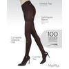 MeMoi Women's Plush Lined Cozy Warm Winter Opaque Tights Chocolate