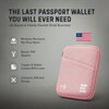Zero Grid Cartera para pasaporte - Soporte para documentos de