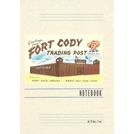 Vintage Lined Notebook Greetings from Fort Cody