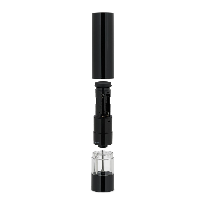 Relaxdays Salt and Pepper Mill, Set of 2, Stainless Steel,