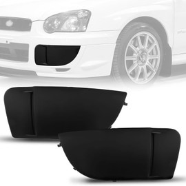 CZCJGD Fog Light Covers Compatible with Subaru Impreza STI WRX 2004 2005 Direct Bolt-On Replacement Fog Lamp Bezel, 1 Pair, Matte Black