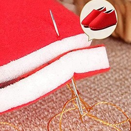 125 Large Eye Stitching Needles - 5 Sizes Big Eye Hand Sewing Needles in Clear Storage Tube for Stitching, and Crafting