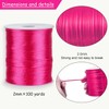 FQTANJU 2mm Nylon Satin Cord, 100 Yards Nylon Cord Satin