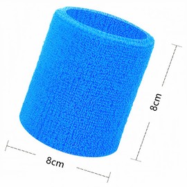 HSYTEK Premium Sweatbands - Elastic, Breathable Wrist Bands for Children & Adults - Ideal for Football, Basketball, Tennis & More - Pack of 2 (Pink)