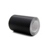 Ilmondomall Tape-Type Real Carbon Sheet 3D Pattern Black Step Bumper