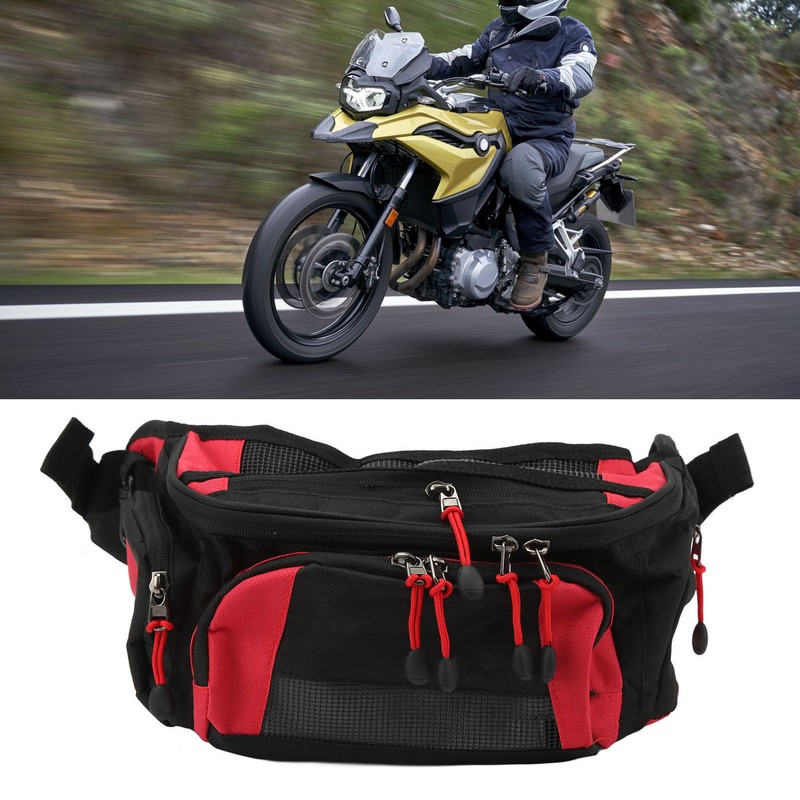 Motorcycle Waist Packbag Oxford Adjustable Belt Large Capacity Racing Fanny
