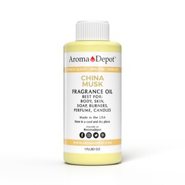 China Musk 1 oz. Perfume/Skin Oil Our Interpretation, Premium Quality I Uncut I Fragrance Oil I Scented Oil I Add Aroma to Your DIY Projects I Skin Safe