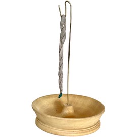 Fresh Himalayas Incense Rope Holder Burner, Wooden Incense Rope Burner Ash Catcher for Home Decor Yoga Spa Mediation Wooden Incense Burner Burn - Handmade in Nepal