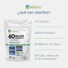 Wellthy Probioticos 60 Billones 11 Cepas. 45 Cápsulas Mes y