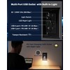 PD USB Outlet with Light,20W Power Delivery USB Receptacle with