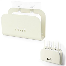 Router Cabinet, Router Box, WLAN Box Hide, Wall Mounted Router Hide, Cable Box that Will Not Block the Signal, Cable Hide Suitable for Living Room, Office, Bedroom, White