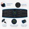 EMS Abdominal Toning Belt for Home Fitness – Portable Muscle