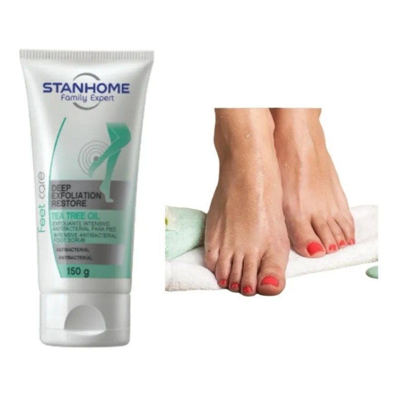 Exfoliante Pies Intensivo Mal Olor Hongos Stanhome Pack Mentol