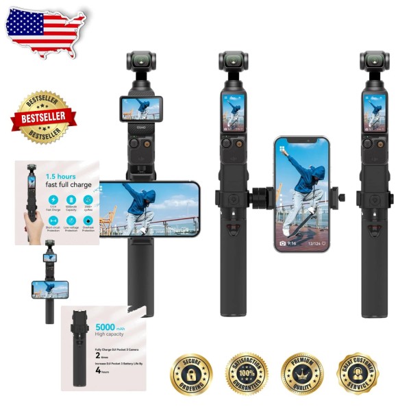 5000mAh Power Bank for DJI Osmo Pocket 3 - High-Speed