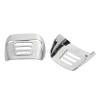Unbranded Chrome Tail Light Visor Cover For Harley Tri Glide