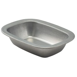 Genware Vintage Steel Pie Dish 7.8inch / 20cm - Single Vintage Steel Crockery