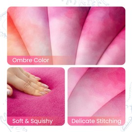 AELS Taylor Inspired Shell Pillow Set of 2, Coastal Throw Pillows, Beach Ocean Nautical Themed Soft Decorative Throw Pillows for Taylor Fans, Cute Pillow for Couch Sofa Bed Living Room, Ombre Pink