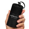 Nomadic micro-fibre sleeping bag, ultra light, small and thin. Travel