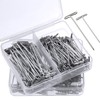 T-Pins, 150 Pcs Stainless steelT-Pins for Blocking Knitting, Modelling and Crafts,Wig