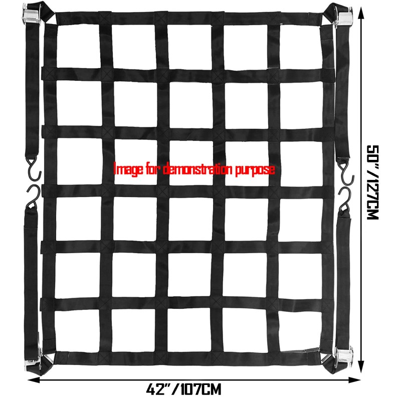 SDeelCase 50"x42" Heavy Duty Truck Bed Utility Trailer Cargo Net