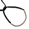 Gempires Natural Pyrite Threader Braided Bracelet, Healing Stone, Dailywear Beads