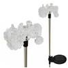 Ntertainment House Clear Acrylic Tractor Solar Yard Stick Color Change