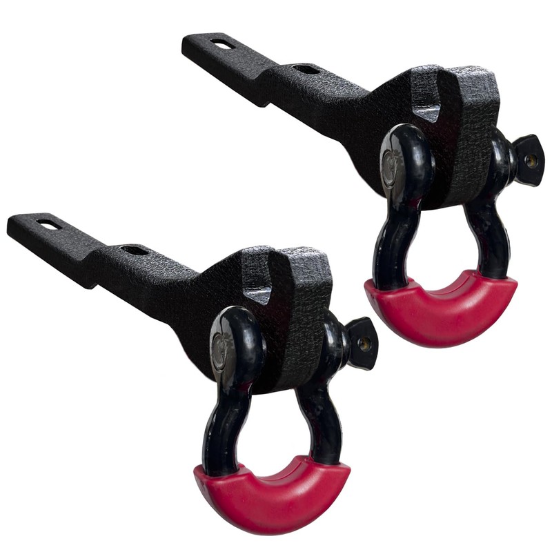 TIOYAR Front Tow Hook Mount Bracket and D-Ring Compatible with