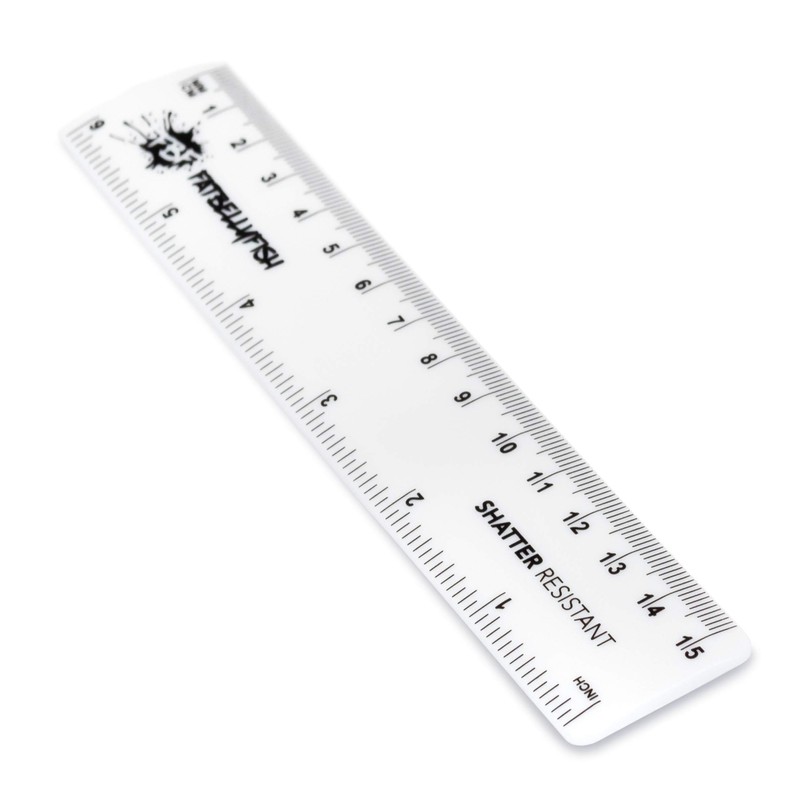 6 Inch / 15cm Rulers - Shatter Resistant - Pack