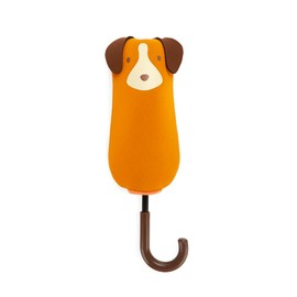 balvi Umbrella Puppymbrella colour brown including neoprene shell in the shape of a nylon dog