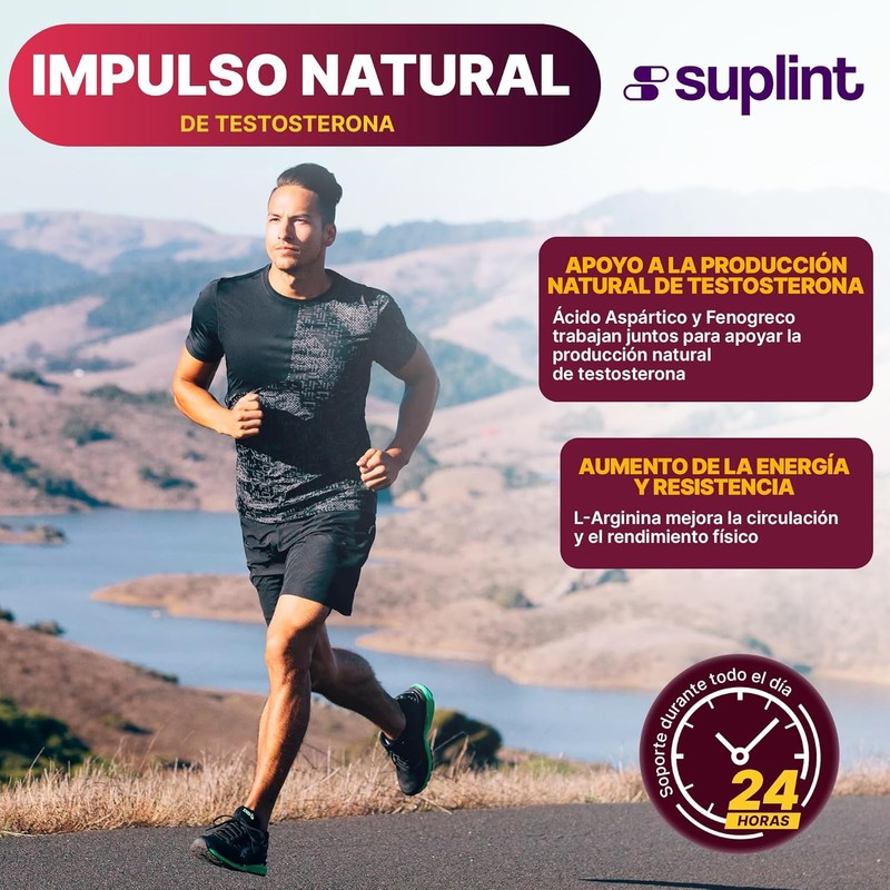 Suplemento para Hombres 500mg | Energía & Fuerza | 90