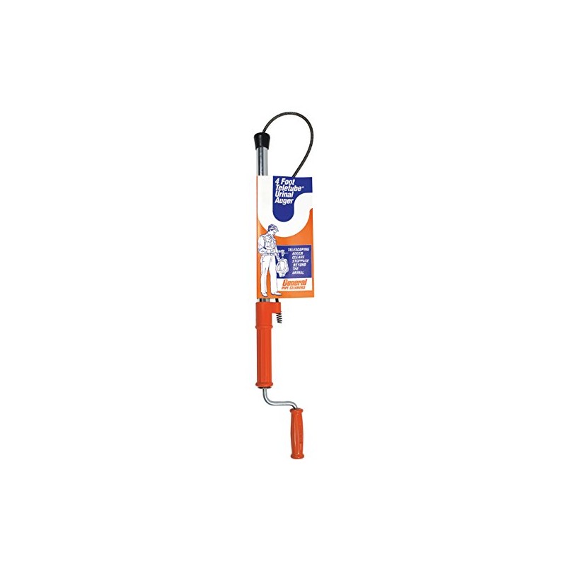 General Wire Spring Pipe Cleaners TU4 Telescoping Urinal Auger