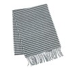David & Young Softer Than Cashmere Houndstooth Winter Scarf, Black