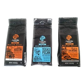 Cafe Ole Texas Pecan Medium Ground Coffee Sampler