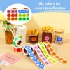 Molain 3000 Pcs 1.5 Inch Use First Stickers, 6 Rolls