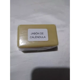 Artesanal Jabón En  Barra De Caléndula.  1 Pieza.
