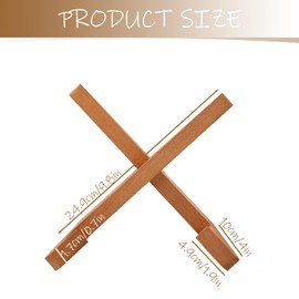 Tabanzhe Elegant Wooden Plate Holder Display Stand - Showcase Your 6.5 Inch Picture Frames, Books, Photos, and Decorative Plates with Style and Versatility